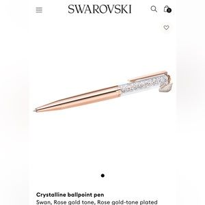 Swarovski ballpoint pen black ink excellent condition unused